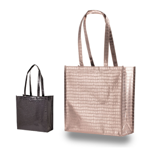 SST126 Glam Metallic Croc Shopper