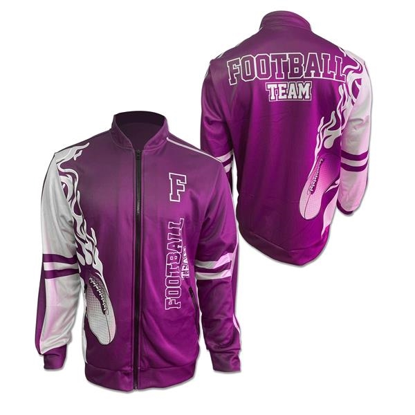SUT174 - Personalized Full Zip Ladies Collar Jacket