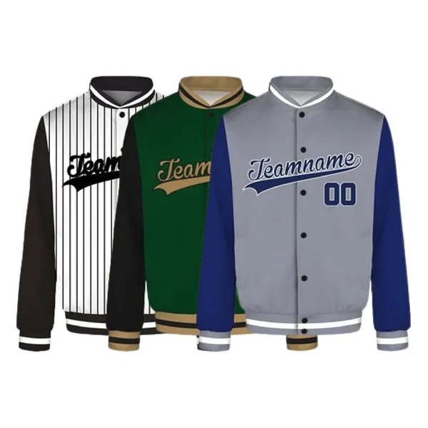 S12230 - Promotional Custom Sublimated Men's Varsity Jacket
