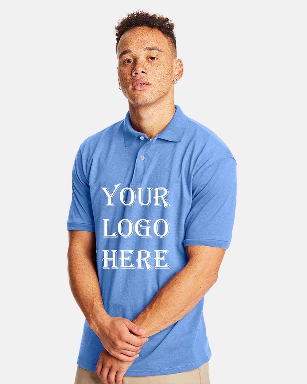 054X-H4000 - Hanes - Ecosmart Jersey Polo