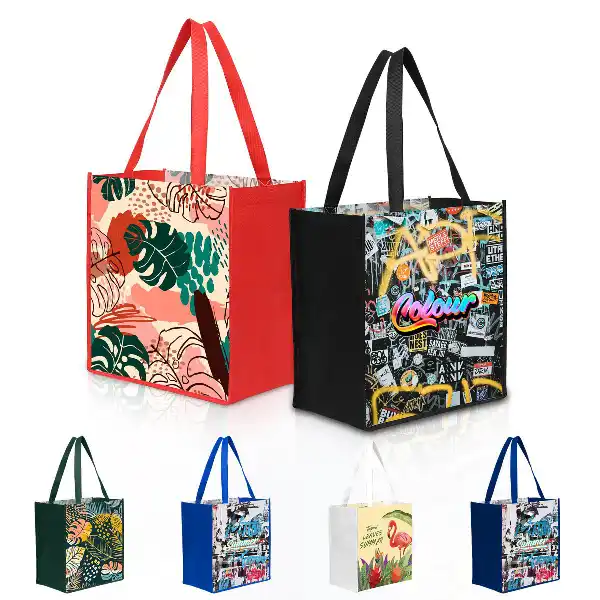S18725 - Wholesale Laminated Non Woven Tote Bag