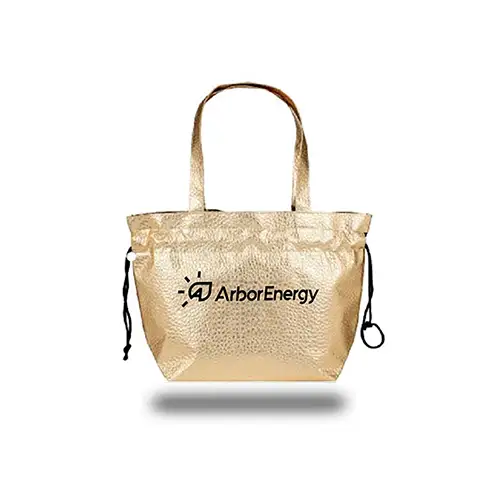SST125 - Wrap It Up Non Woven Custom Croc Cinch Bag With Your Logo