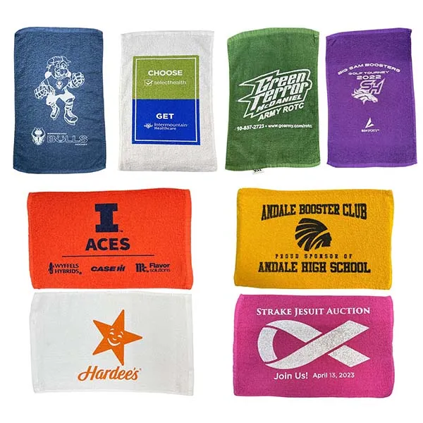 ST19 - Quality Rally Towel, 11 “W x 18“H, (17 Colors)