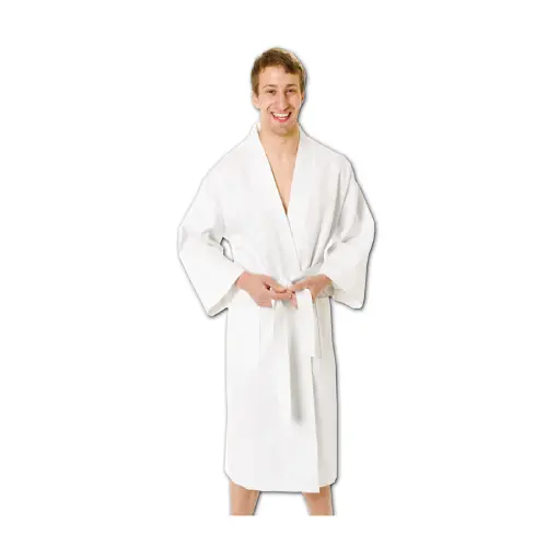 BR70 - Wholesale Italian Waffle Weave Bath Robe - BLANK