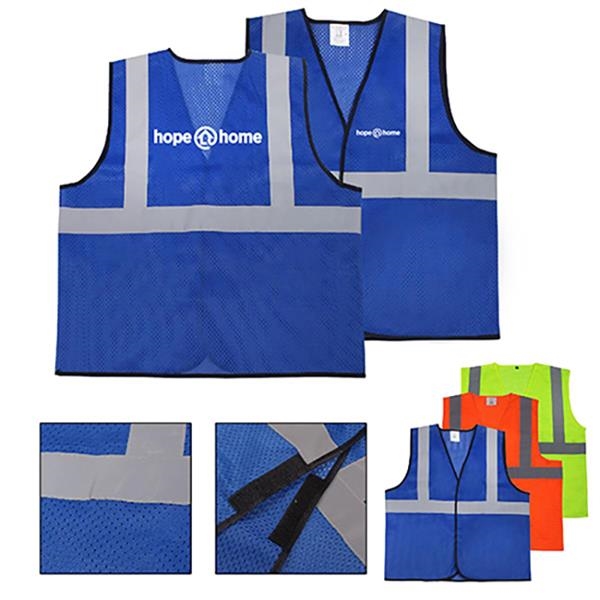 S12961 - Custom Wholesale Reflective Mesh SafetyVest


