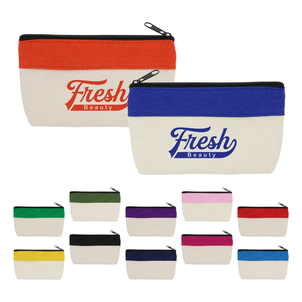 S12429 - Premium Cotton Canvas Tool Bag with Zipper Pouch 