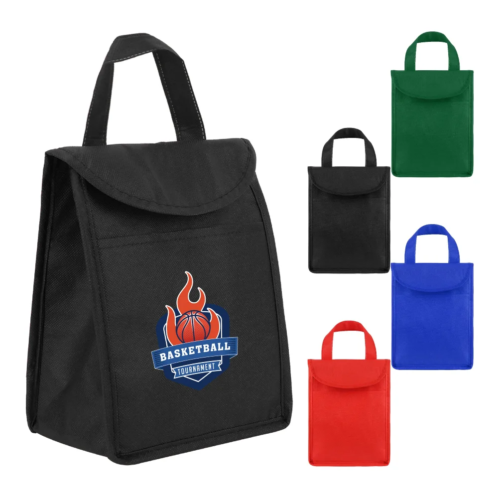 S12721 - Foodies Insulated Non Woven Lunch Bag With Logo