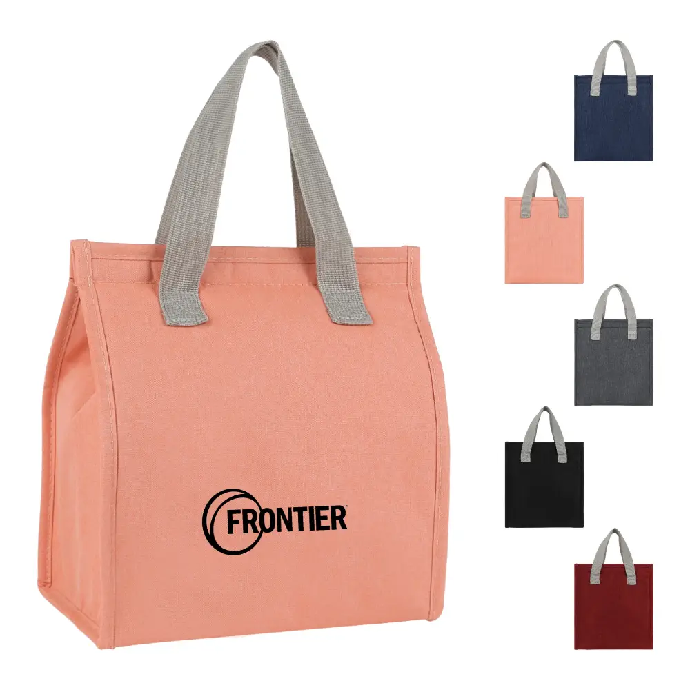 S12746 - Customized Insulated Lunch Cooler Tote Bag