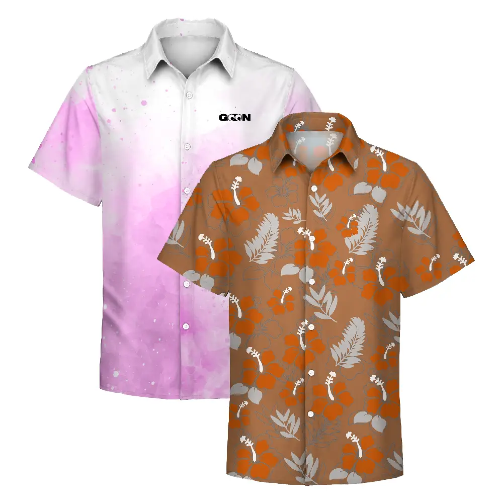 S12787 - Customizable Dye Sublimated Women's Stretch Hawaiian Shirt