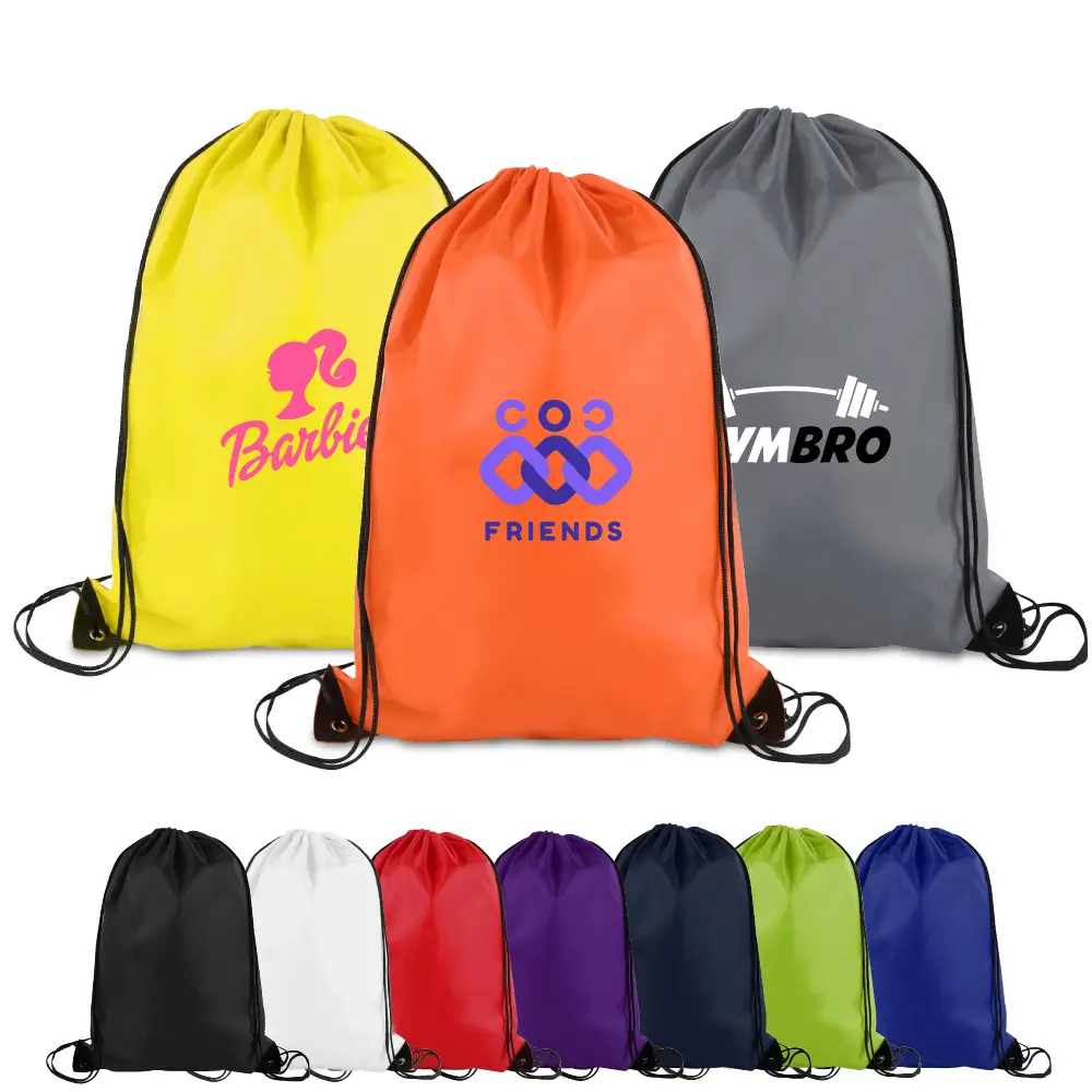 S12845 - Durable Drawstring Cinch Backpack in Wholesale