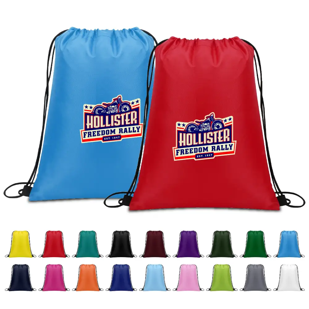  S12859 - Drawstring Gym Bag with Customized Logo