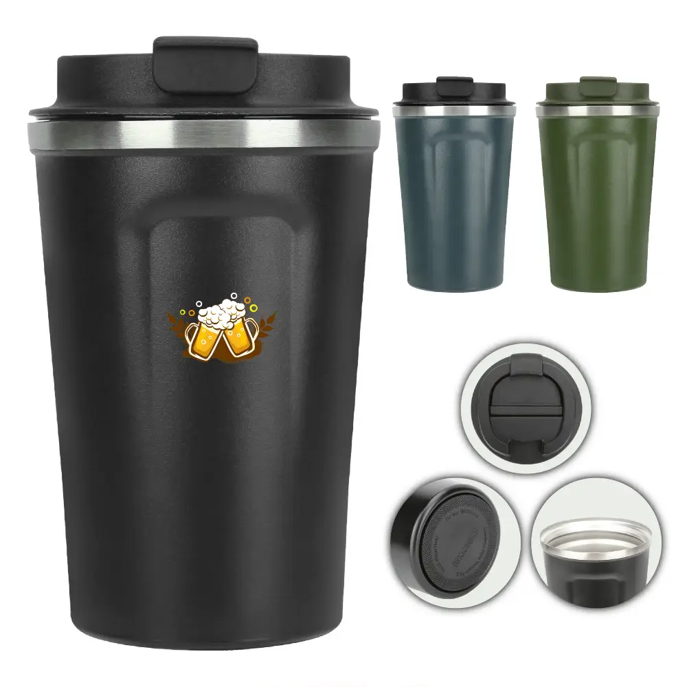 S12952 - Promotional Stainless Steel Outdoor Mug Tumblerwith Lid&nbsp;