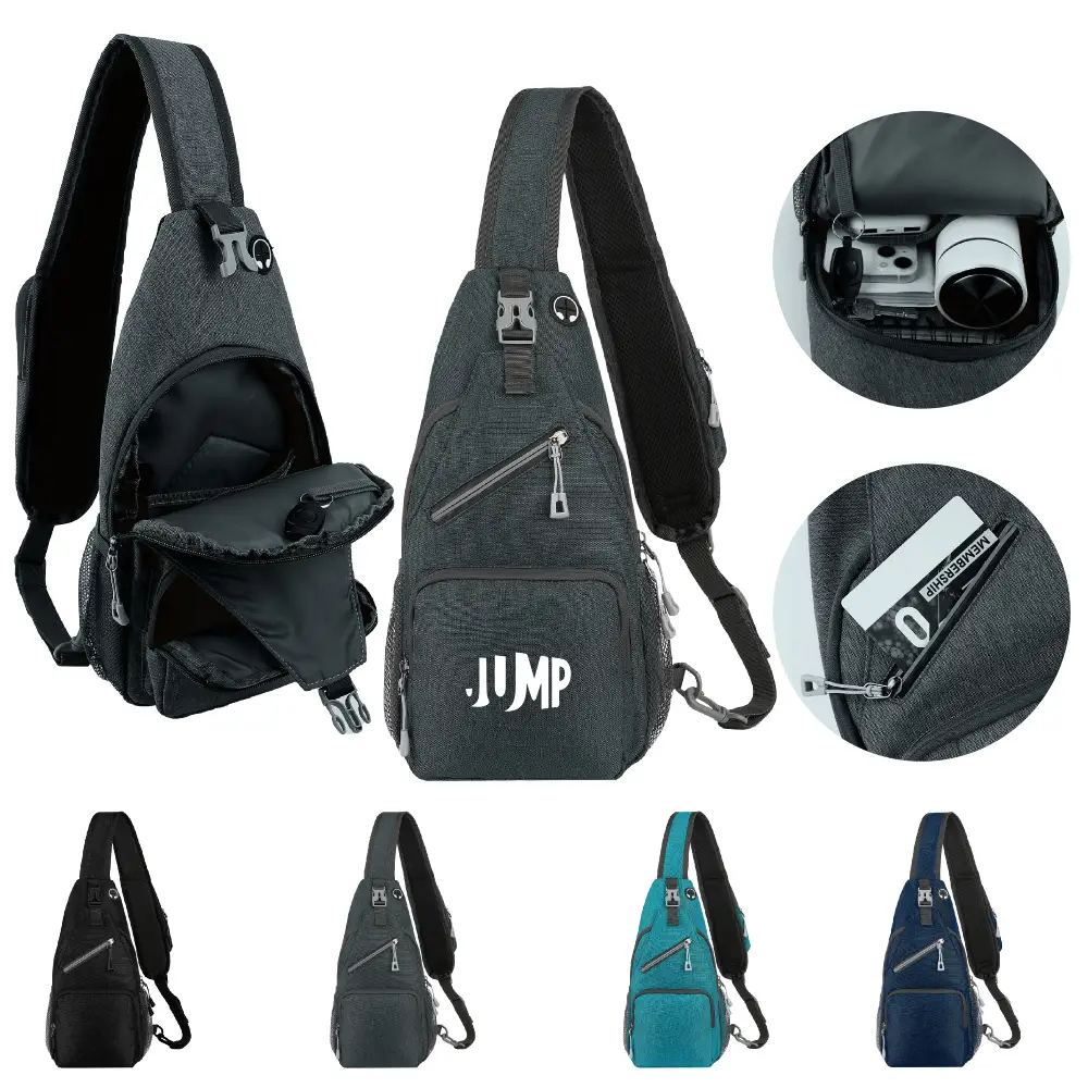 S13024 - Customized Multipurpose Chest Bag Sling Backpack