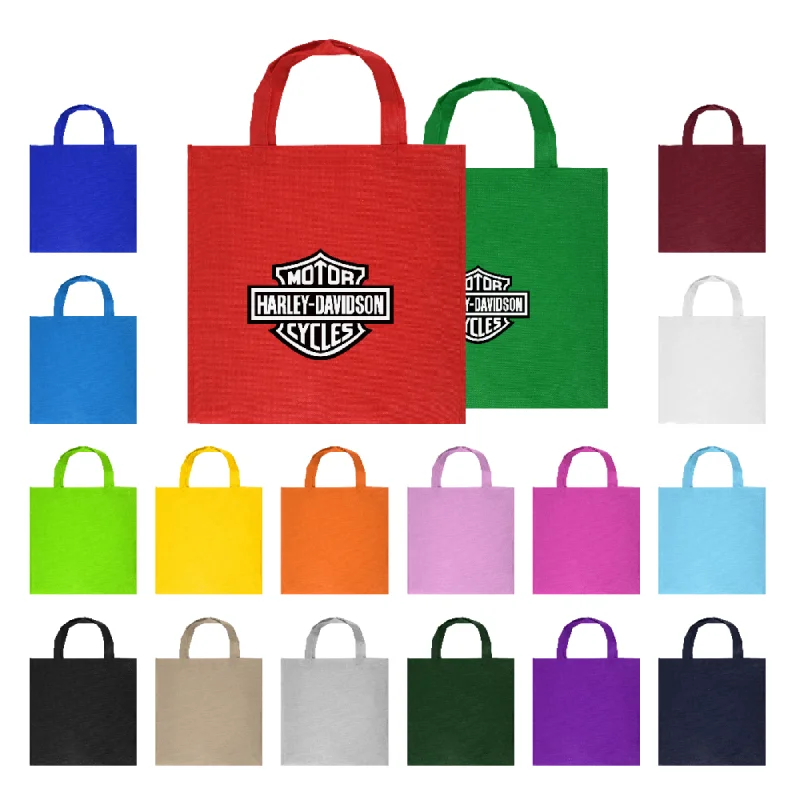 S13044 - Reusable Non-Woven Grocery Tote Bag With Logo (15''x15''x5'')