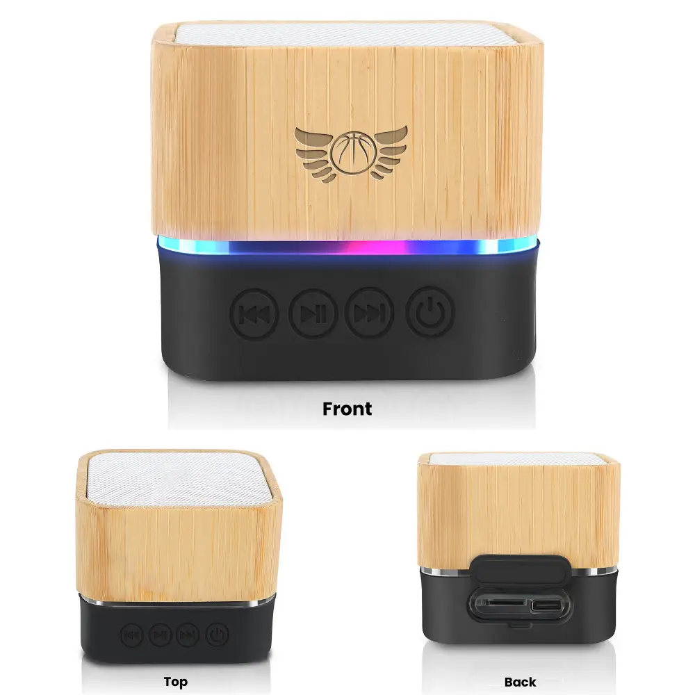 S17130 - Wholesale Waterproof Mini Bamboo Wireless Speaker&nbsp;