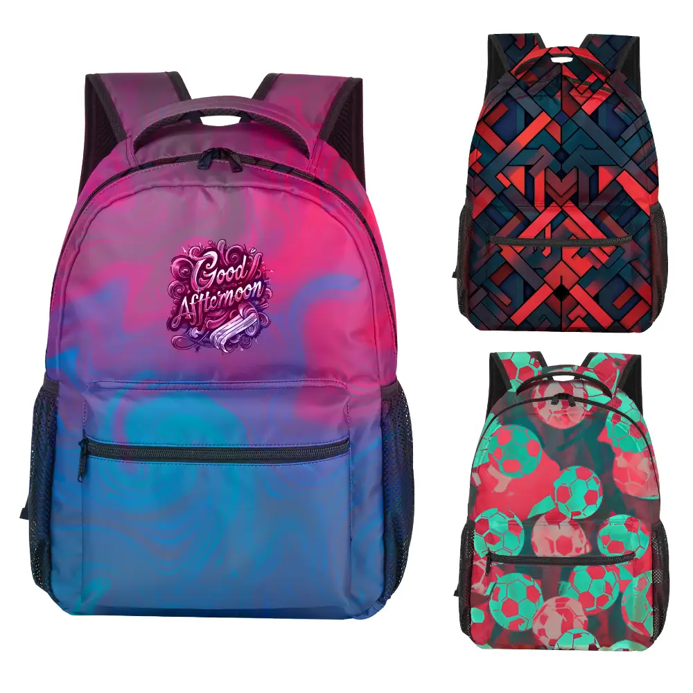 S18005 - Customized Dye Sublimated School Bag