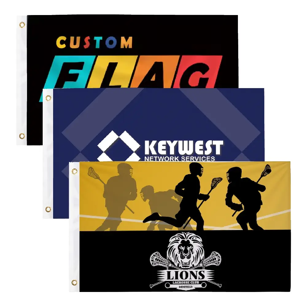 S18232 - Customizable Polyester Flag with Dual Side Printing