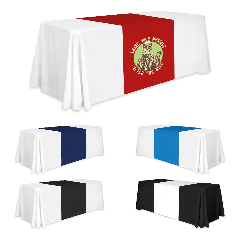 S18252 - Custom Dye Sublimated Table Runner for Promotion
