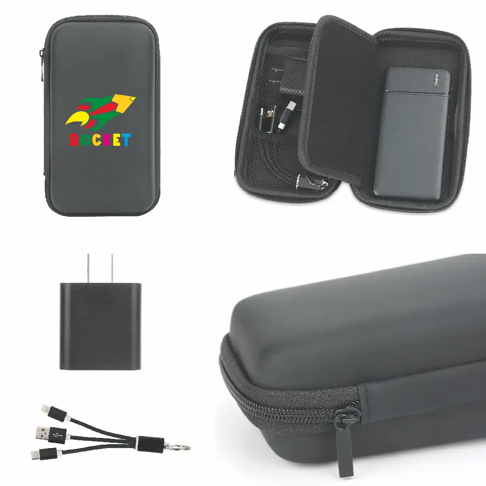 S18333 - Promotional Travel Charging Organizer with Appliances
