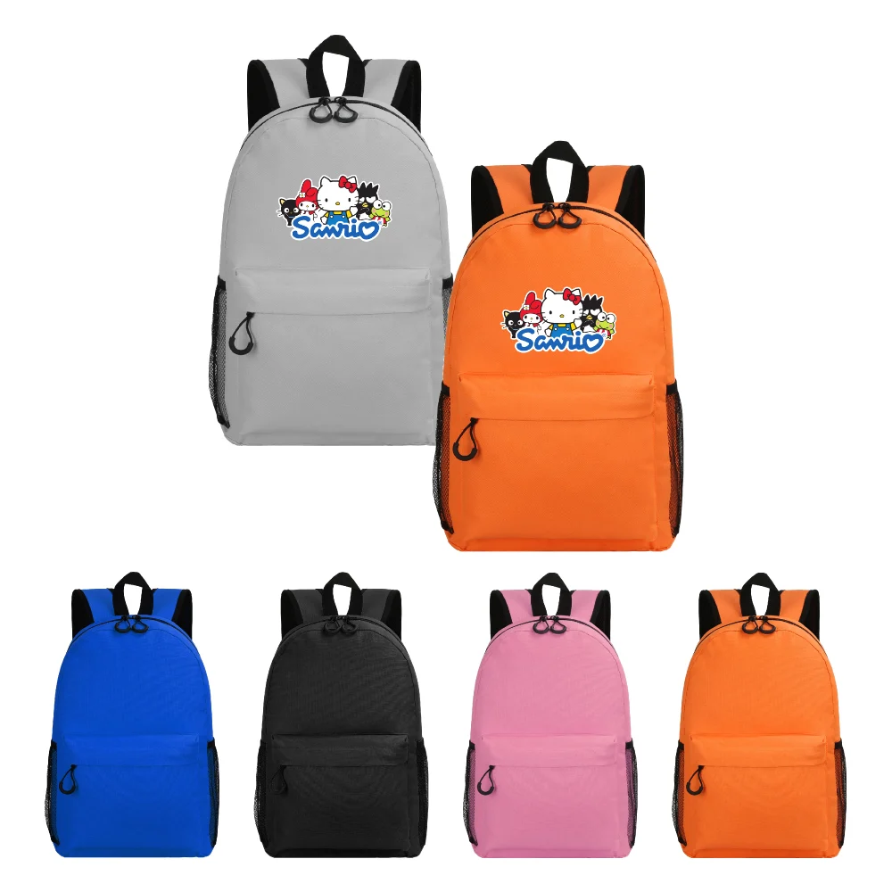 S12492 - Classic Budget Backpack With Water Bottle Pocket