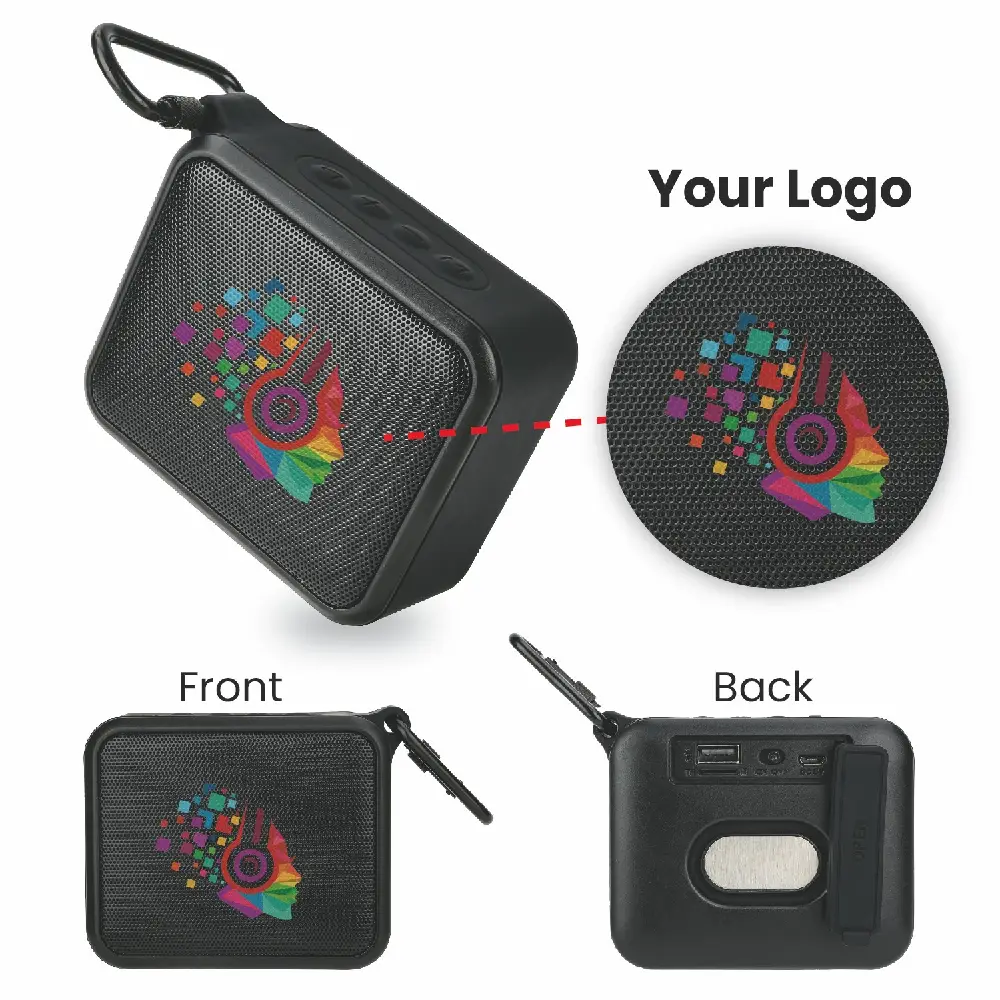 S18986 - Carabiner Wireless Speaker with Custom Logo