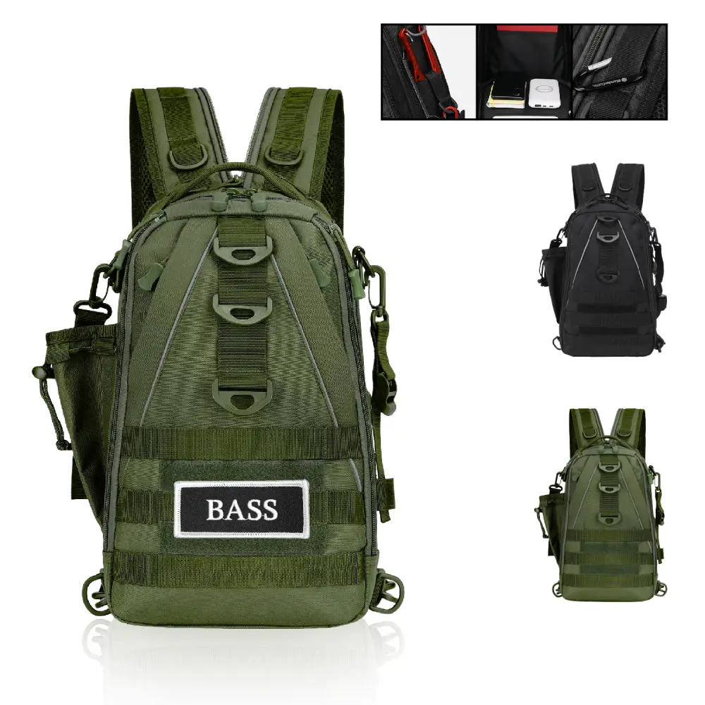 S19020 - Promotional Shoulder Tactical Sling Pack Backpack