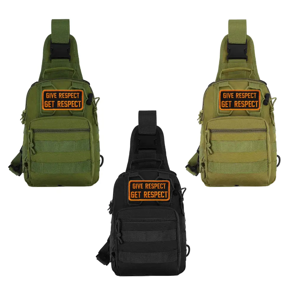 S19136 - Personalized Outdoor Tactical Shoulder Sling Bag