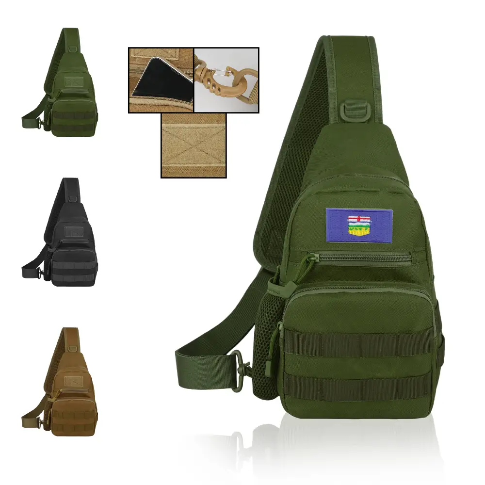 S19168 - Versatile Tactical Sling Bag With Personalization