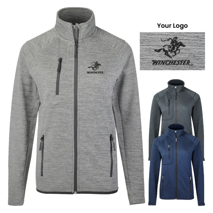 S12500 - Custom Women’s Brushed Back Micro-Fleece Full Zip Jacket