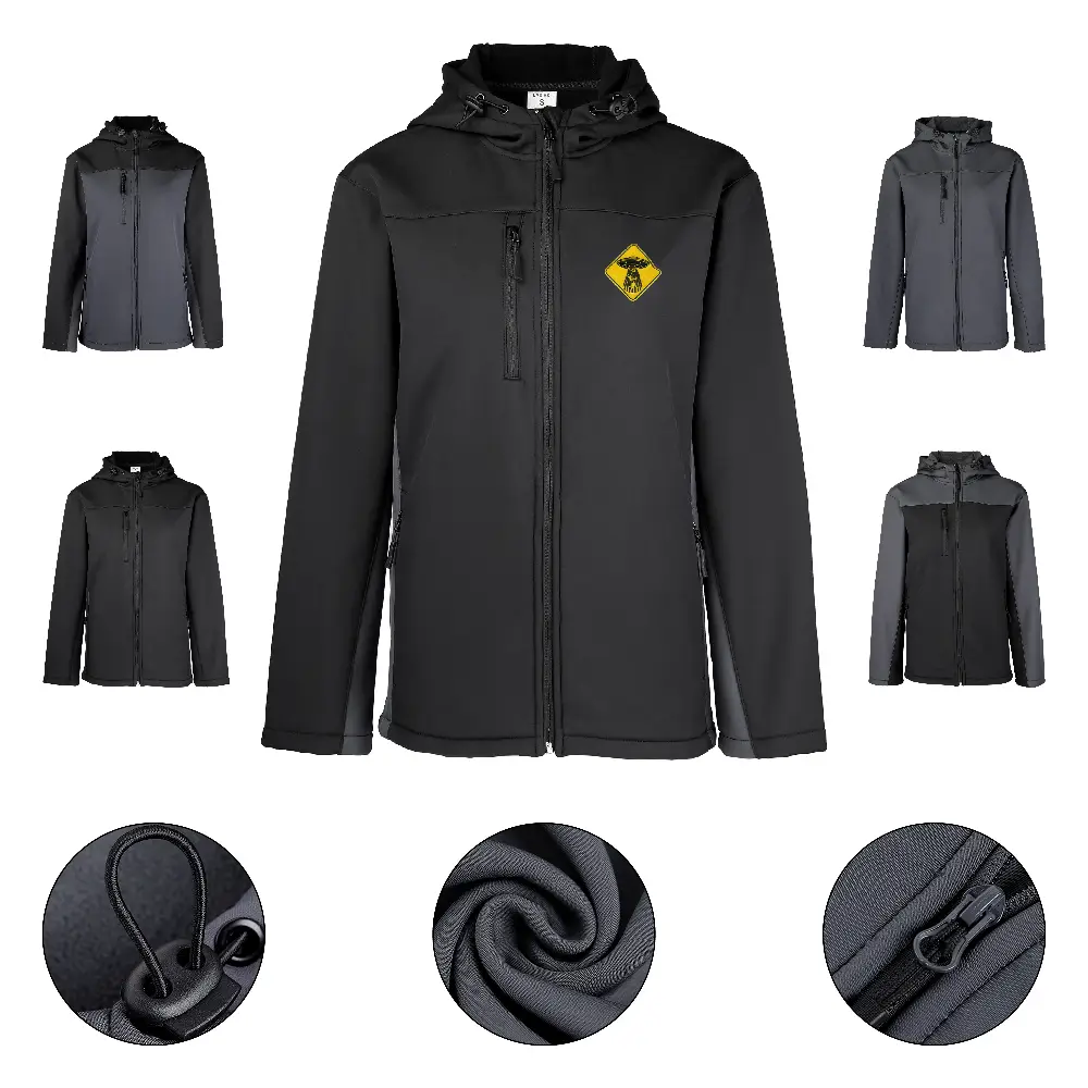 S19726 - Budget Friendly Waterproof Soft Shell Hooded Core Jacket