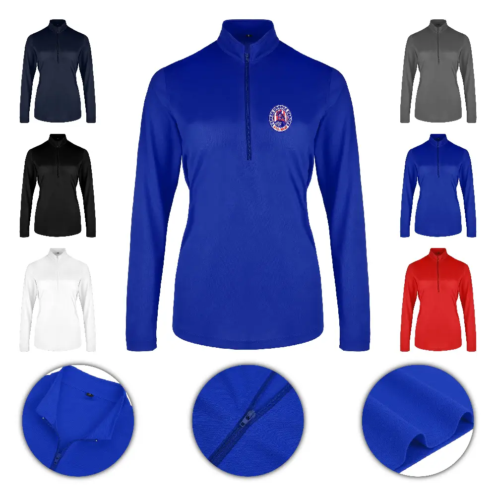 S19757 - Customized Women's UV Micro Mesh Quarter Zipper Pullover