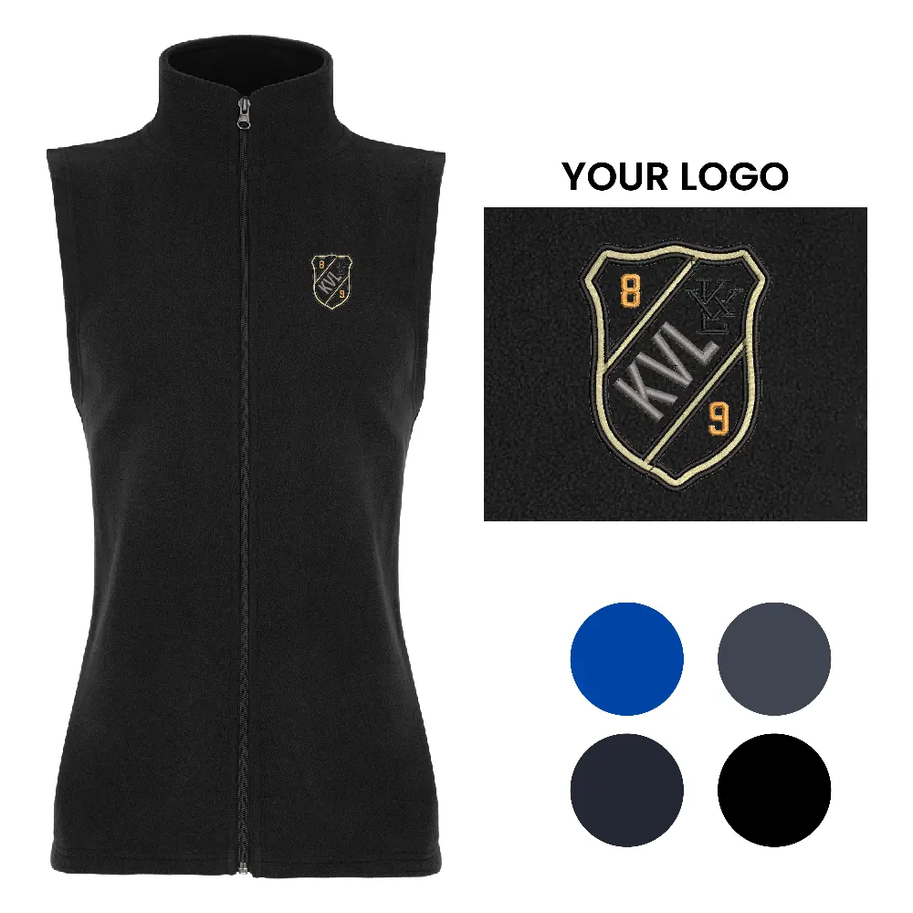 S12999 - Promotional Men's And Women's Basic Fleece Vest with Logo
