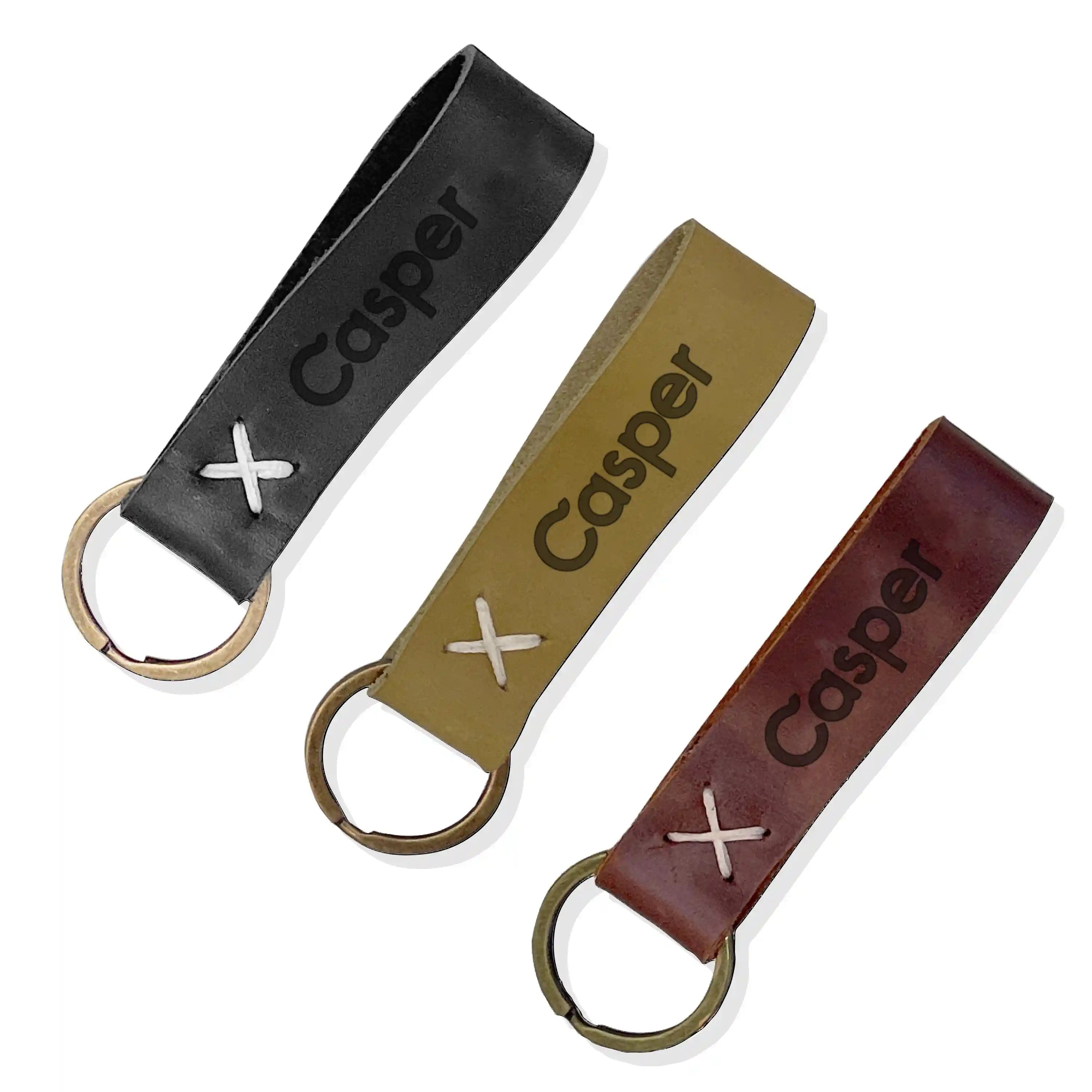 LK202 - Wholesale Leather Loop Keychain In Bulk
