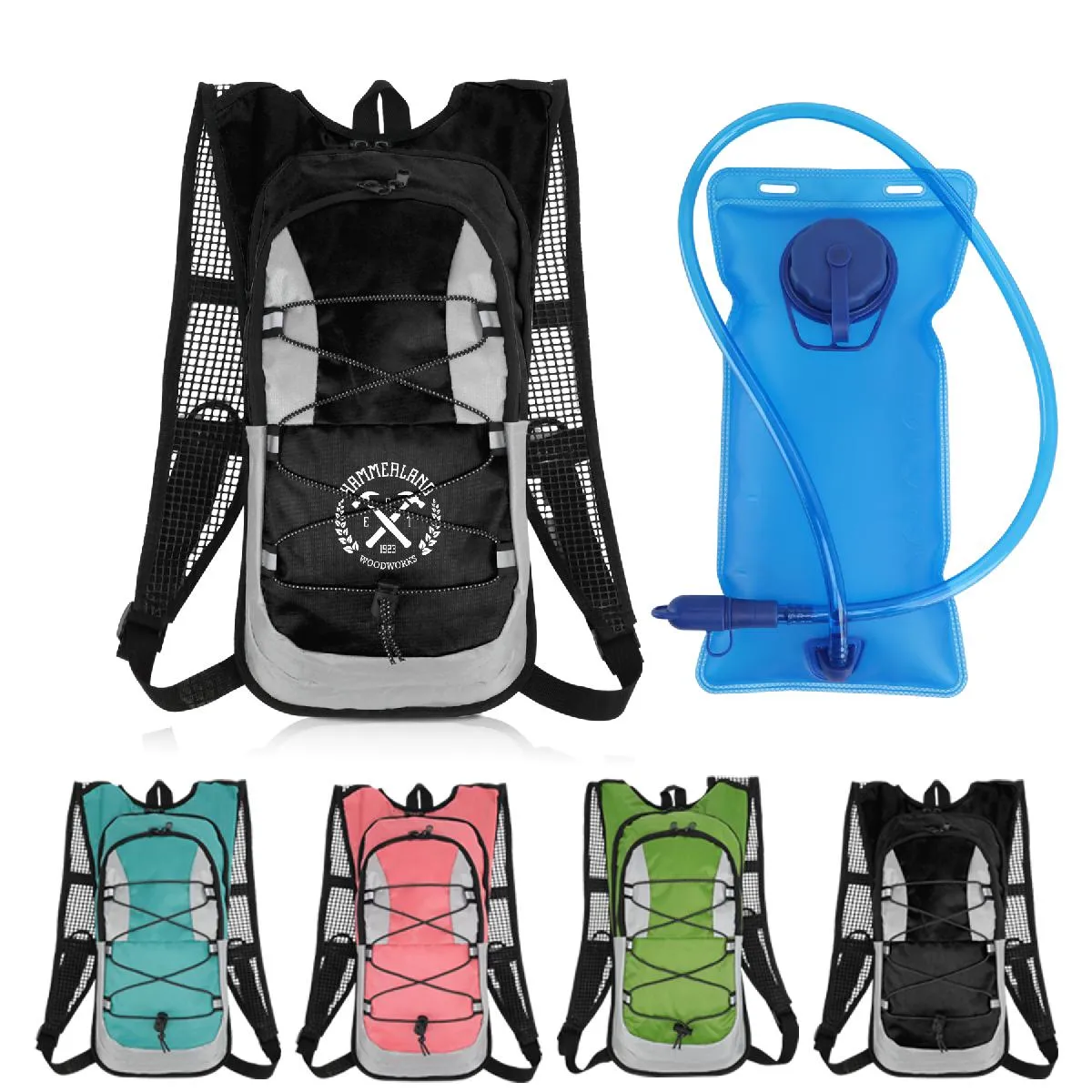 S12828 - Cycling Backpack with 2L Hydration Bladder