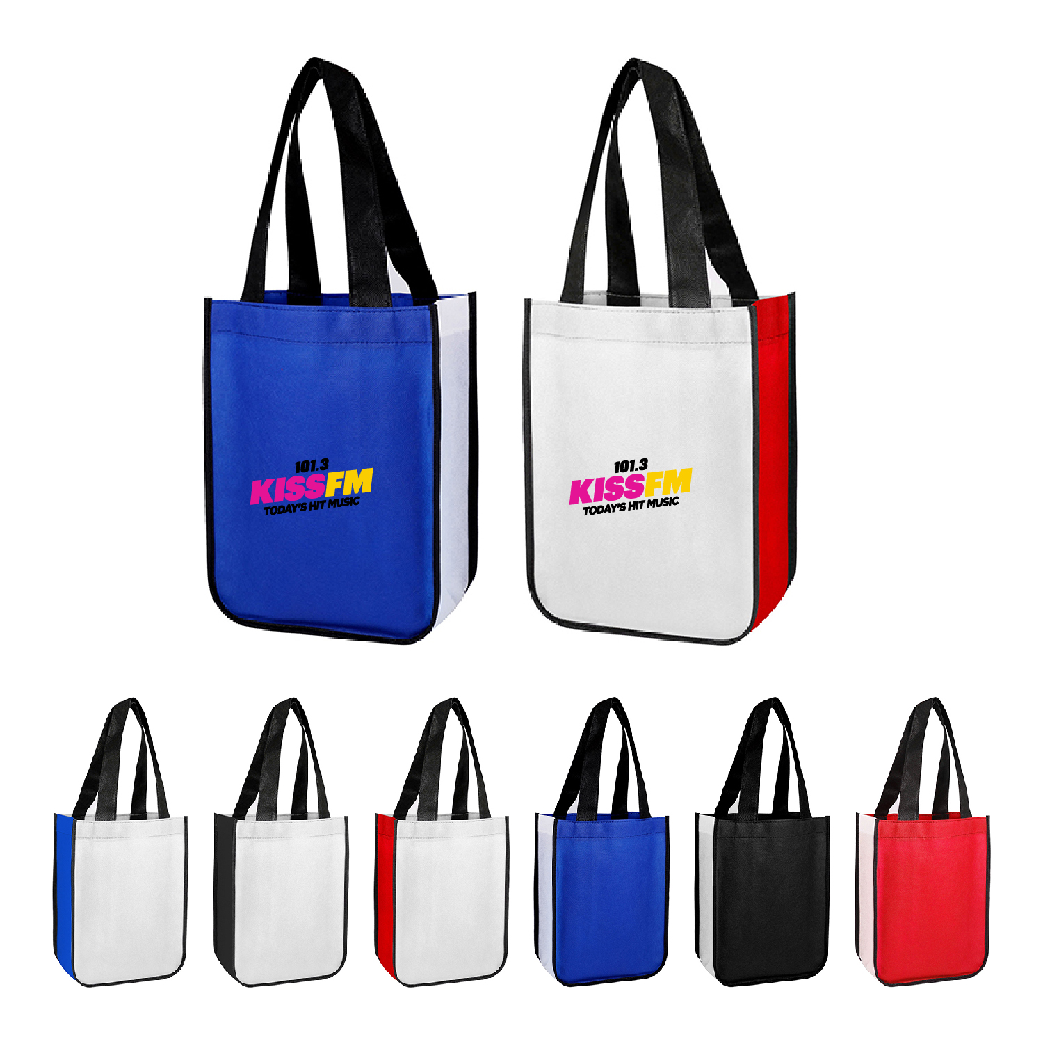 S12125 - Custom Non-Woven Shopper Tote Bag