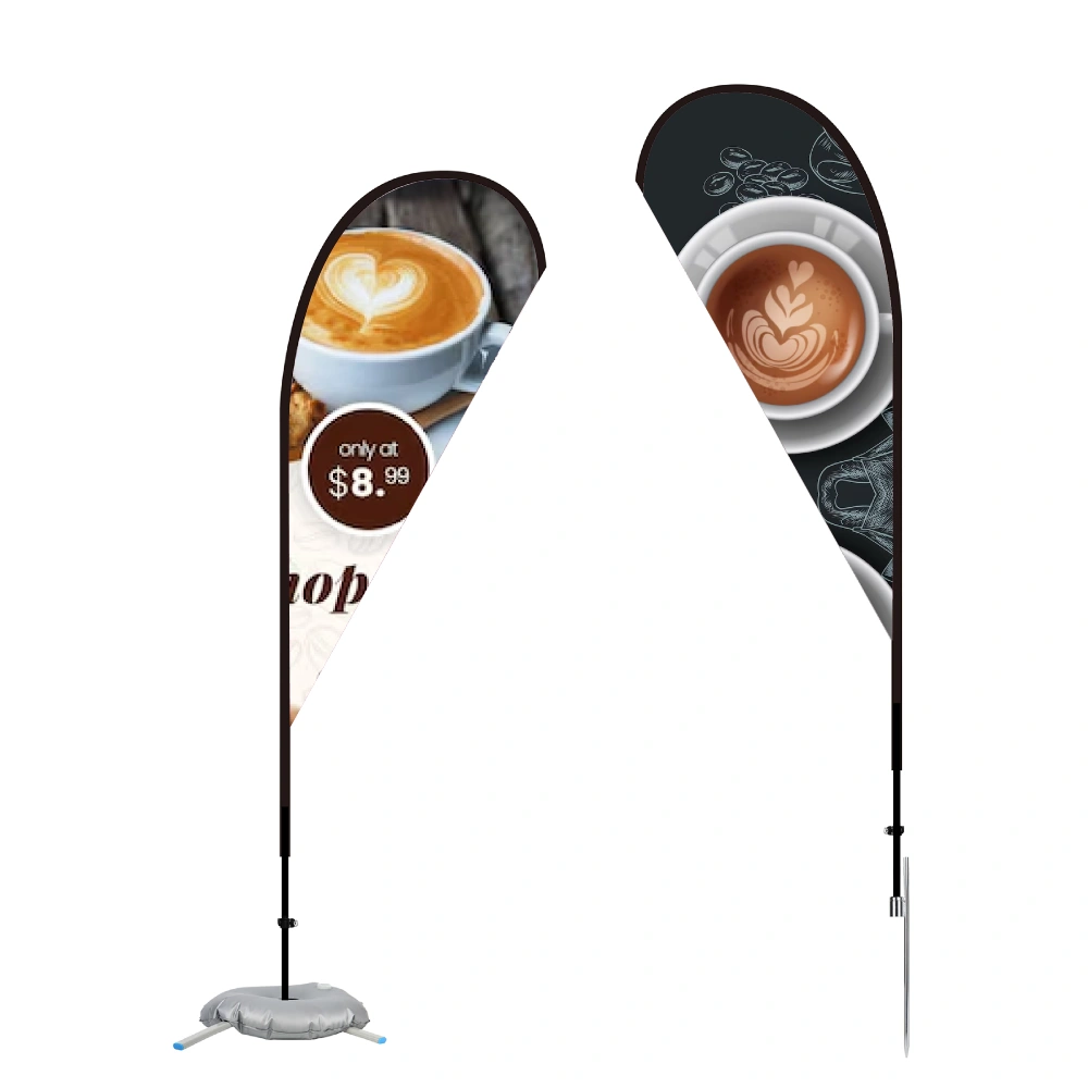S18489 - Promotional Teardrop Flags With Logo
